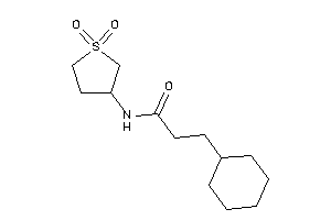 3-cyclohexyl-N-(1,1-diketothiolan-3-yl)propionamide