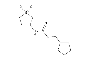 3-cyclopentyl-N-(1,1-diketothiolan-3-yl)propionamide