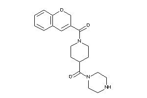 [1-(2H-chromene-3-carbonyl)-4-piperidyl]-piperazino-methanone