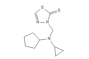 3-[[cyclopentyl(cyclopropyl)amino]methyl]-1,3,4-thiadiazole-2-thione