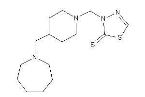 3-[[4-(azepan-1-ylmethyl)piperidino]methyl]-1,3,4-thiadiazole-2-thione