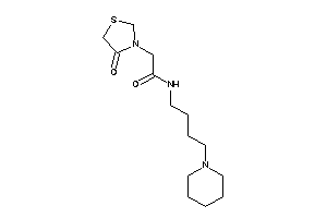 2-(4-ketothiazolidin-3-yl)-N-(4-piperidinobutyl)acetamide