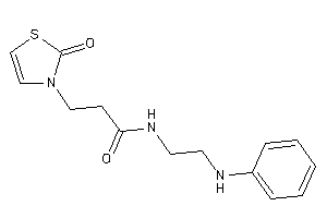 N-(2-anilinoethyl)-3-(2-keto-4-thiazolin-3-yl)propionamide