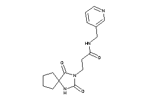 Image of 3-(2,4-diketo-1,3-diazaspiro[4.4]nonan-3-yl)-N-(3-pyridylmethyl)propionamide