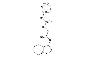 N-indolizidin-1-yl-2-(phenylcarbamoylamino)acetamide