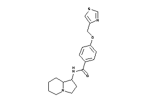 N-indolizidin-1-yl-4-(thiazol-4-ylmethoxy)benzamide