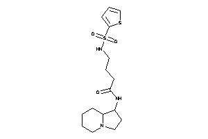 N-indolizidin-1-yl-4-(2-thienylsulfonylamino)butyramide