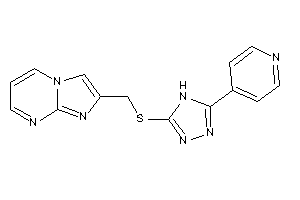 2-[[[5-(4-pyridyl)-4H-1,2,4-triazol-3-yl]thio]methyl]imidazo[1,2-a]pyrimidine