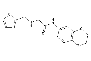 N-(2,3-dihydro-1,4-benzodioxin-6-yl)-2-(oxazol-2-ylmethylamino)acetamide