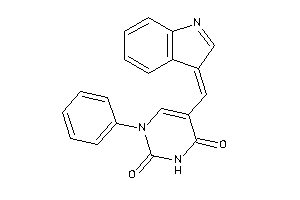 5-(indol-3-ylidenemethyl)-1-phenyl-pyrimidine-2,4-quinone
