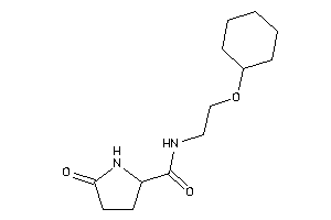 N-[2-(cyclohexoxy)ethyl]-5-keto-pyrrolidine-2-carboxamide