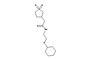 N-[2-(cyclohexoxy)ethyl]-2-(1,1-diketothiolan-3-yl)acetamide