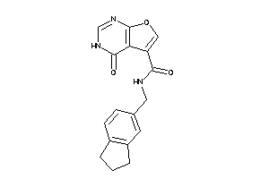 N-(indan-5-ylmethyl)-4-keto-3H-furo[2,3-d]pyrimidine-5-carboxamide