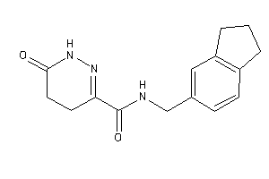 N-(indan-5-ylmethyl)-6-keto-4,5-dihydro-1H-pyridazine-3-carboxamide