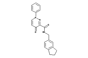 N-(indan-5-ylmethyl)-4-keto-1-phenyl-pyridazine-3-carboxamide