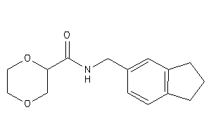 Image of N-(indan-5-ylmethyl)-1,4-dioxane-2-carboxamide