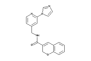 N-[(2-imidazol-1-yl-4-pyridyl)methyl]-2H-chromene-3-carboxamide