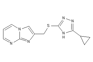 2-[[(5-cyclopropyl-4H-1,2,4-triazol-3-yl)thio]methyl]imidazo[1,2-a]pyrimidine