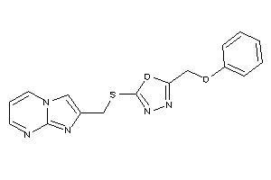 2-(imidazo[1,2-a]pyrimidin-2-ylmethylthio)-5-(phenoxymethyl)-1,3,4-oxadiazole