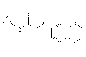 N-cyclopropyl-2-(2,3-dihydro-1,4-benzodioxin-6-ylthio)acetamide