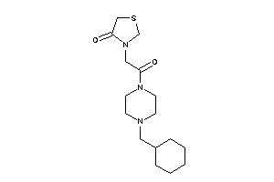 3-[2-[4-(cyclohexylmethyl)piperazino]-2-keto-ethyl]thiazolidin-4-one