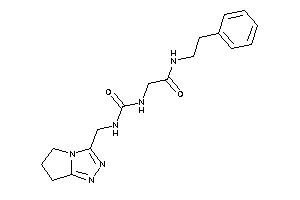 2-(6,7-dihydro-5H-pyrrolo[2,1-c][1,2,4]triazol-3-ylmethylcarbamoylamino)-N-phenethyl-acetamide