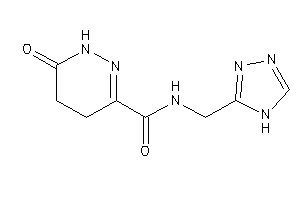 6-keto-N-(4H-1,2,4-triazol-3-ylmethyl)-4,5-dihydro-1H-pyridazine-3-carboxamide