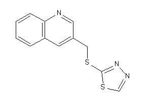 2-(3-quinolylmethylthio)-1,3,4-thiadiazole