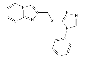 2-[[(4-phenyl-1,2,4-triazol-3-yl)thio]methyl]imidazo[1,2-a]pyrimidine