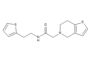 2-(6,7-dihydro-4H-thieno[3,2-c]pyridin-5-yl)-N-[2-(2-thienyl)ethyl]acetamide