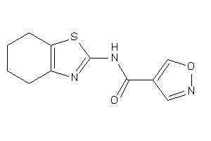 N-(4,5,6,7-tetrahydro-1,3-benzothiazol-2-yl)isoxazole-4-carboxamide