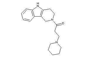 3-piperidino-1-(1,3,4,5-tetrahydropyrido[4,3-b]indol-2-yl)propan-1-one