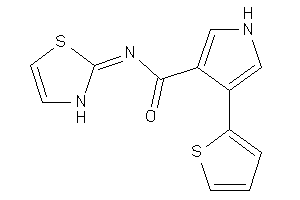 N-(4-thiazolin-2-ylidene)-4-(2-thienyl)-1H-pyrrole-3-carboxamide