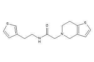 2-(6,7-dihydro-4H-thieno[3,2-c]pyridin-5-yl)-N-[2-(3-thienyl)ethyl]acetamide