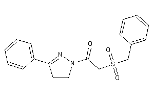 2-benzylsulfonyl-1-(3-phenyl-2-pyrazolin-1-yl)ethanone