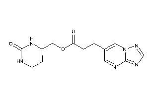 3-([1,2,4]triazolo[1,5-a]pyrimidin-6-yl)propionic Acid (2-keto-3,4-dihydro-1H-pyrimidin-6-yl)methyl Ester