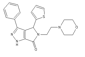 Image of 5-(2-morpholinoethyl)-3-phenyl-4-(2-thienyl)-1,4-dihydropyrrolo[3,4-c]pyrazol-6-one