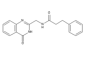 N-[(4-keto-3H-quinazolin-2-yl)methyl]-3-phenyl-propionamide