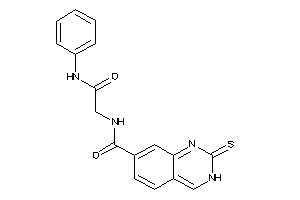 N-(2-anilino-2-keto-ethyl)-2-thioxo-3H-quinazoline-7-carboxamide