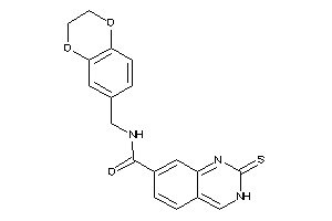 N-(2,3-dihydro-1,4-benzodioxin-6-ylmethyl)-2-thioxo-3H-quinazoline-7-carboxamide