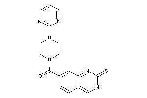 [4-(2-pyrimidyl)piperazino]-(2-thioxo-3H-quinazolin-7-yl)methanone