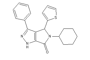 5-cyclohexyl-3-phenyl-4-(2-thienyl)-1,4-dihydropyrrolo[3,4-c]pyrazol-6-one