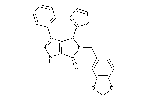3-phenyl-5-piperonyl-4-(2-thienyl)-1,4-dihydropyrrolo[3,4-c]pyrazol-6-one