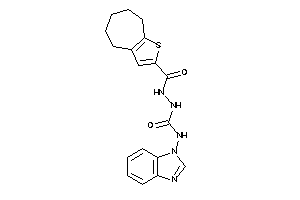 1-(benzimidazol-1-yl)-3-(5,6,7,8-tetrahydro-4H-cyclohepta[b]thiophene-2-carbonylamino)urea