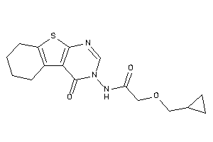 2-(cyclopropylmethoxy)-N-(4-keto-5,6,7,8-tetrahydrobenzothiopheno[2,3-d]pyrimidin-3-yl)acetamide