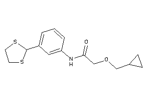 Image of 2-(cyclopropylmethoxy)-N-[3-(1,3-dithiolan-2-yl)phenyl]acetamide