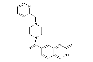 [4-(2-pyridylmethyl)piperazino]-(2-thioxo-3H-quinazolin-7-yl)methanone