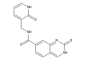 N-[(2-keto-1H-pyridin-3-yl)methyl]-2-thioxo-3H-quinazoline-7-carboxamide