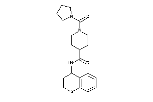 1-(pyrrolidine-1-carbonyl)-N-thiochroman-4-yl-isonipecotamide