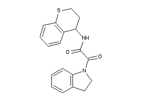 2-indolin-1-yl-2-keto-N-thiochroman-4-yl-acetamide